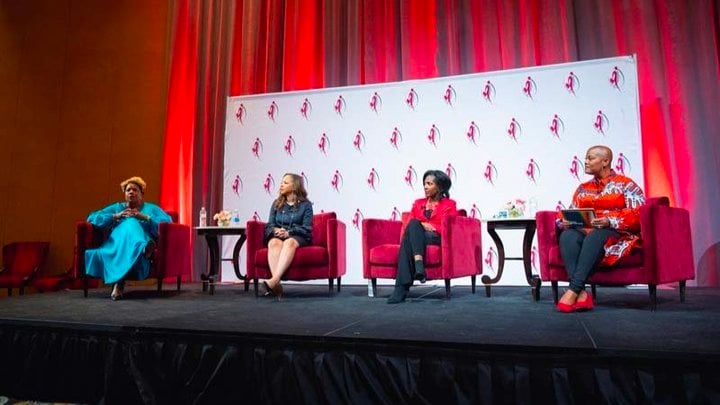 Panelists at the Black enterprise women of power summit.