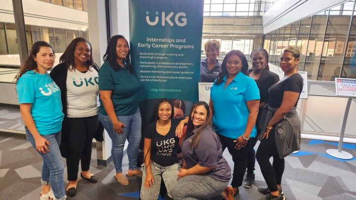 Group of GSU students on UKG day.